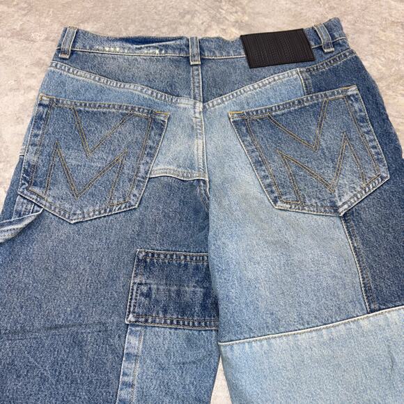Marc Jacobs Patchwork Denim Cropped Flare Jean DSWT MSRP $695 - Picture 15 of 16